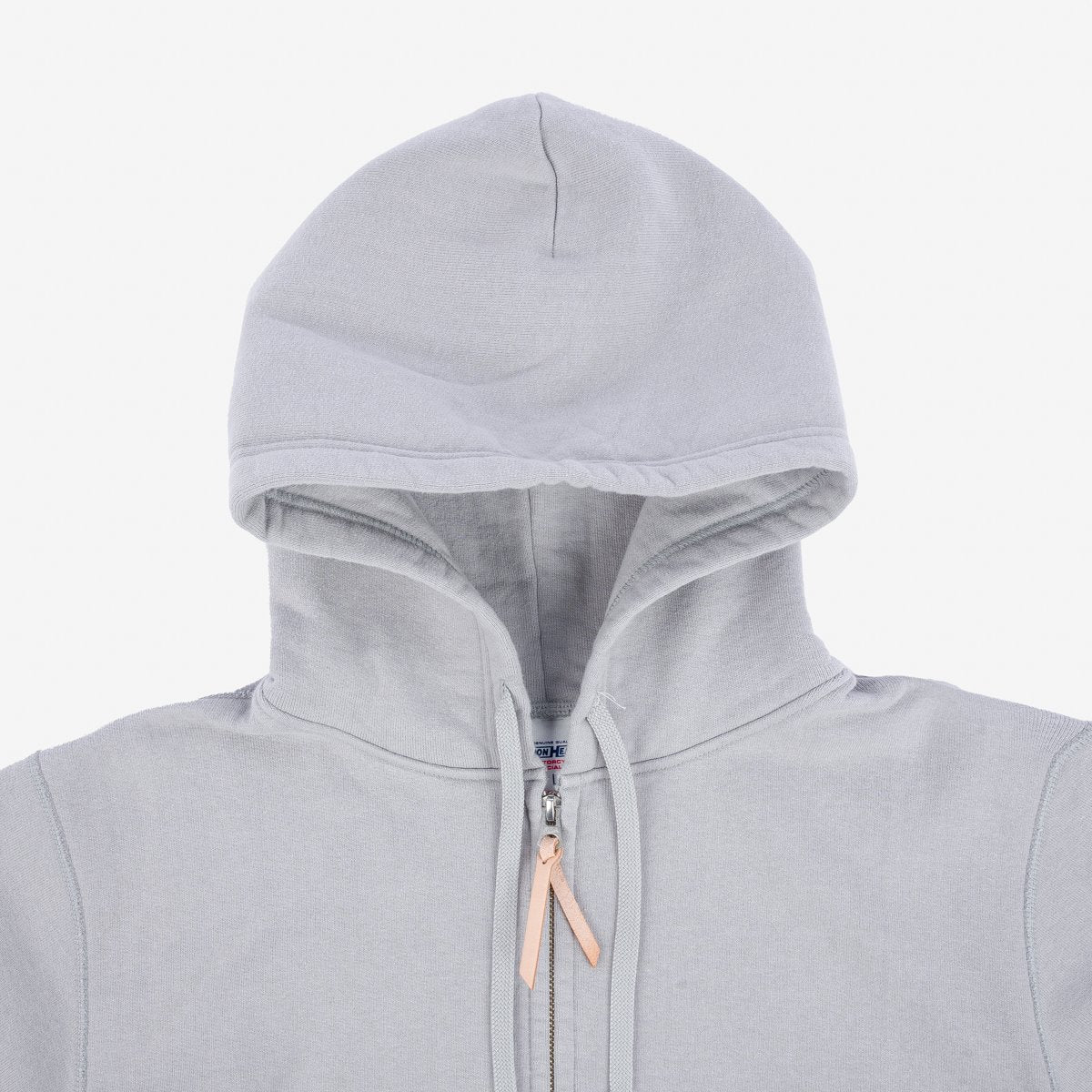 Iron Heart | IHSW-10-GRY | 14oz Ultra Heavyweight Loopwheel Cotton Zip Up Hoodie | Grey