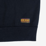 Iron Heart | IHSW-69L-BLK | 14oz Ultra Heavyweight Loopwheel Cotton Crew Neck Sweat | Black