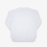 Iron Heart | IHTL-2401-WHT | 11oz Henley Long Sleeved Sweater | White