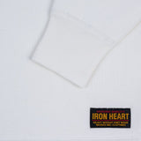 Iron Heart | IHTL-2401-WHT | 11oz Henley Long Sleeved Sweater | White