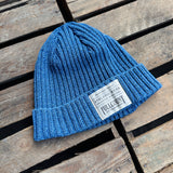 Fullcount | 6817 | Ribbed Watch Cap | Indigo faded