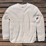 Fullcount | 5964-22 | Heavyweight Waffle Long Sleeve T-Shirt | ecru