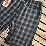 Fullcount | 1143-4 Ombre Check Resort Shorts | Blk