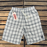 Fullcount | 1143-4 Ombre Check Resort Shorts | Gray
