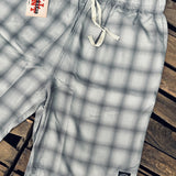 Fullcount | 1143-4 Ombre Check Resort Shorts | Gray