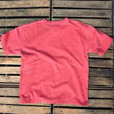 Fullcount | 5504-4 | Embroidery T “Tack Button” VE (Vintage Effect) | Coke Red