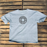 Fullcount | 5504-4 | Embroidery T “Tack Button” VE (Vintage Effect) |S. Blu