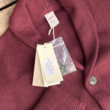 GRP | TEC RA 7 | SHAWL COLLAR CARDIGAN | Bordeaux