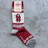 CHUP SOCKS | SANTA | Wool | Red