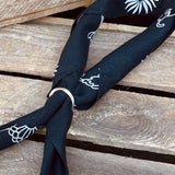 Kobashi Studio | Sand Casted Bandana Ring Suzu | S12