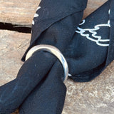 Kobashi Studio | Sand Casted Bandana Ring Suzu | S12