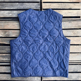 Manifattura Ceccarelli | Wool Padded Vest | Navy | 7919 CB