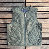 Manifattura Ceccarelli | Wool Padded Vest | Olive | 7919 CB