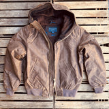 Manifattura Ceccarelli | Bomber With Hood | Dark Tan | 7082-WX