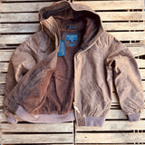 Manifattura Ceccarelli | Bomber With Hood | Dark Tan | 7082-WX