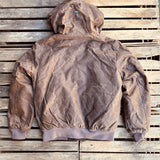 Manifattura Ceccarelli | Bomber With Hood | Dark Tan | 7082-WX