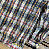 The Flat Head | FN-SNR-014L | Shirt | Flannel | Check Work | Ivory