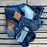 The Flat Head | FN-8004 |  18oz DENIM | wide Tapered