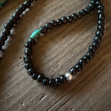 Red Rabbit Trading Co. | Black & Turquoise Bead Necklace