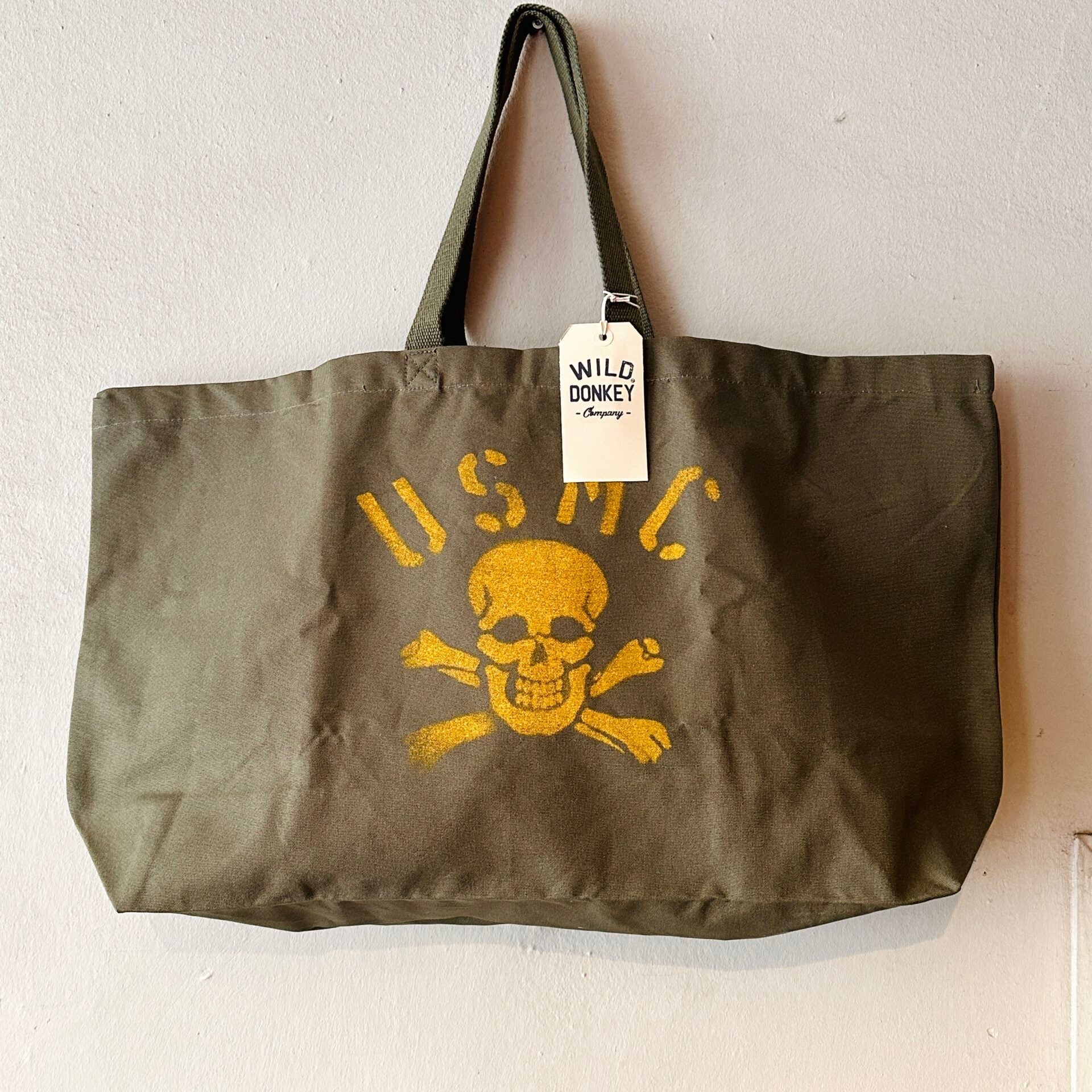 Wild Donkey | Skull Tote Bag