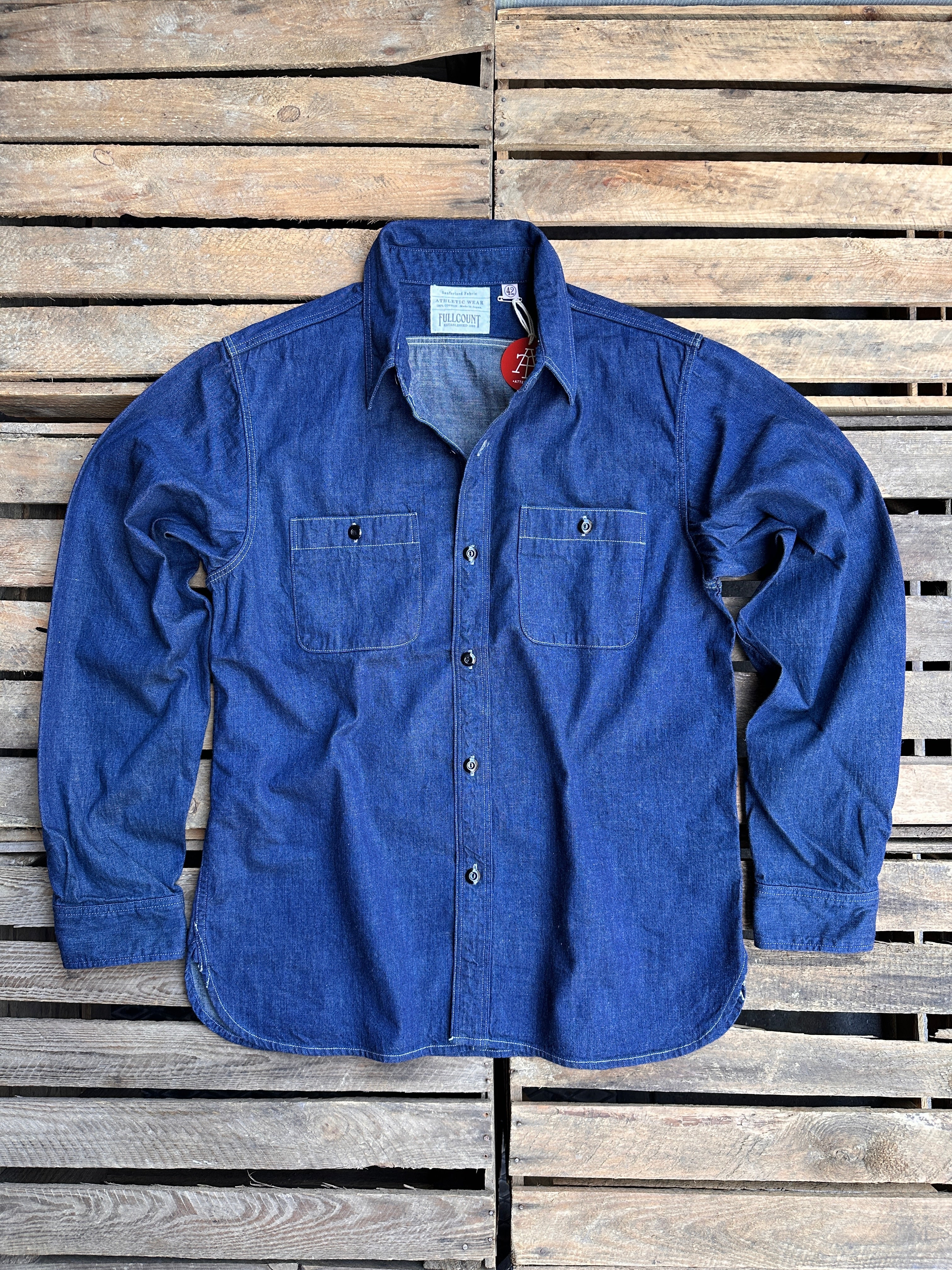 Fullcount | 4890-19 | Denim Work Shirt – FEINFRACHT