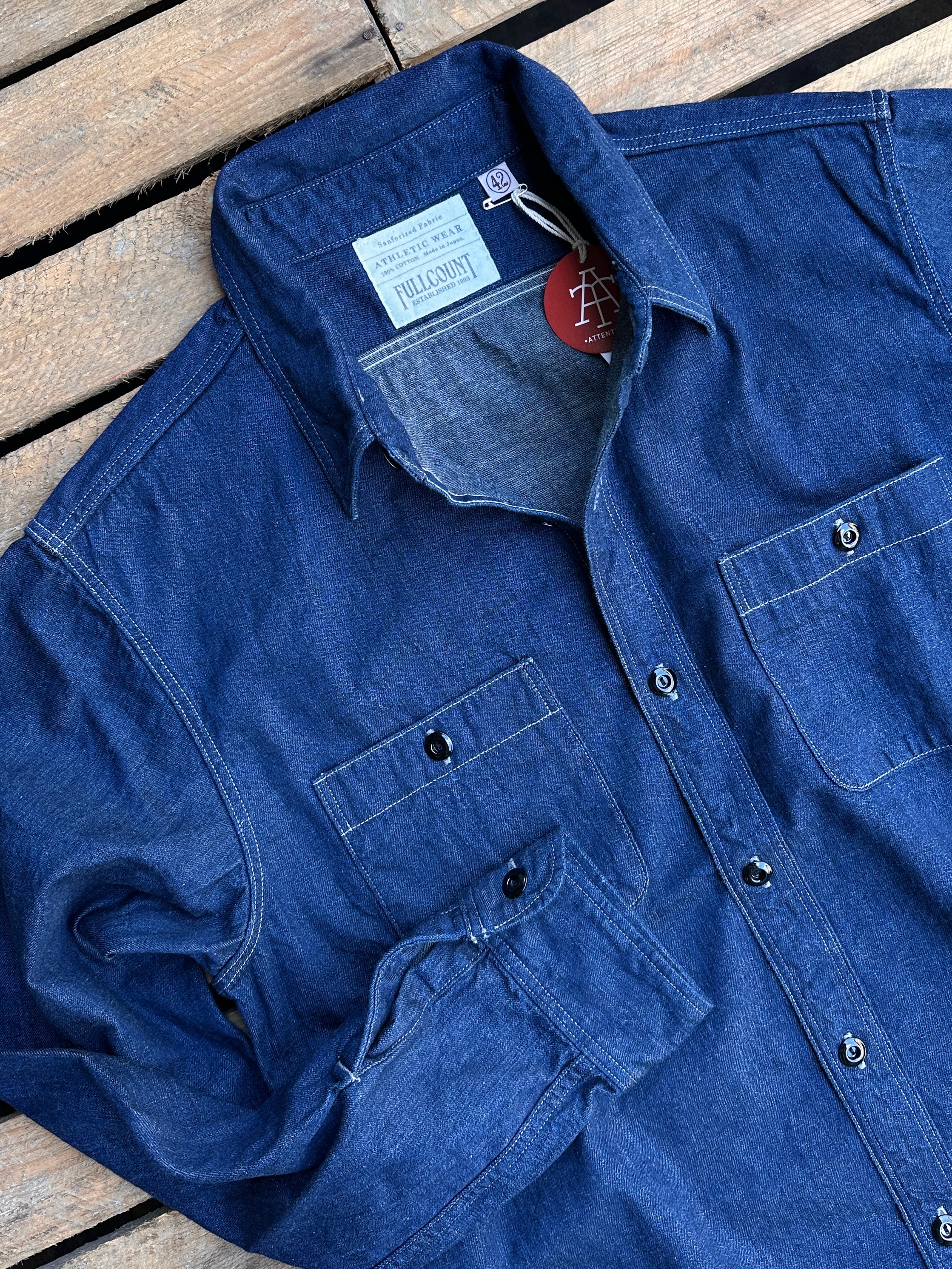 Fullcount | 4890-19 | Denim Work Shirt – FEINFRACHT