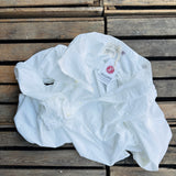 Fullocunt | 4900-21 | Stand Collar Chambray Shirt | White