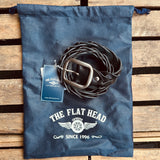 The Flathead | FN-BE-L005 | Belt - intercciato | Black