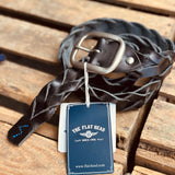 The Flathead | FN-BE-L005 | Belt - intercciato | Black