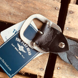 The Flathead | FN-BE-L005 | Belt - intercciato | Black