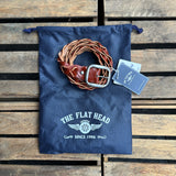 The Flathead | FN-BE-L005 | Belt - intercciato | Brown