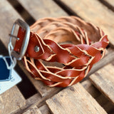 The Flathead | FN-BE-L005 | Belt - intercciato | Brown