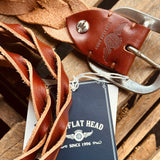 The Flathead | FN-BE-L005 | Belt - intercciato | Brown