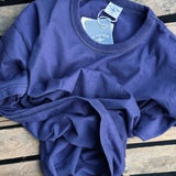 The Flat Head | FN-THC-101 | T-Shirt | Eggplant Navy