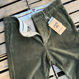 Tellason | Chino Pant | Kindermann Corduroy Horizontal | Olive