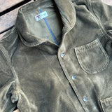 Tellason | Shawl Collar Jacket | Kindermann Corduroy Horizontal | Olive