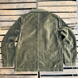 Tellason | Shawl Collar Jacket | Kindermann Corduroy Horizontal | Olive