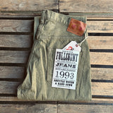 Fullcount | 0105OD | Wide Denim Olive Drab | Limited edition