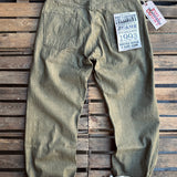 Fullcount | 0105OD | Wide Denim Olive Drab | Limited edition