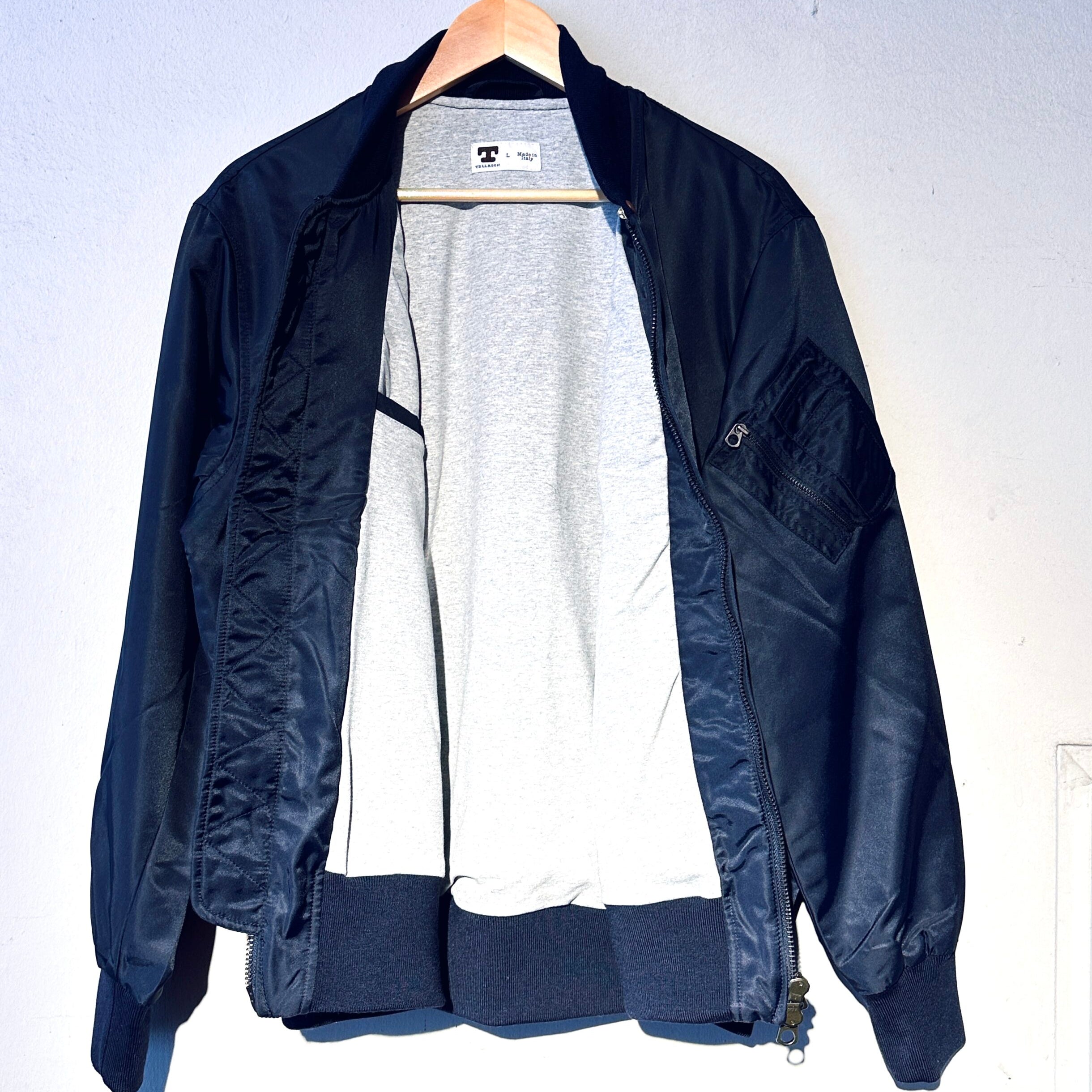 Tellason | MA2 Bomber | Twill Aviator Nylon Sateen | Navy