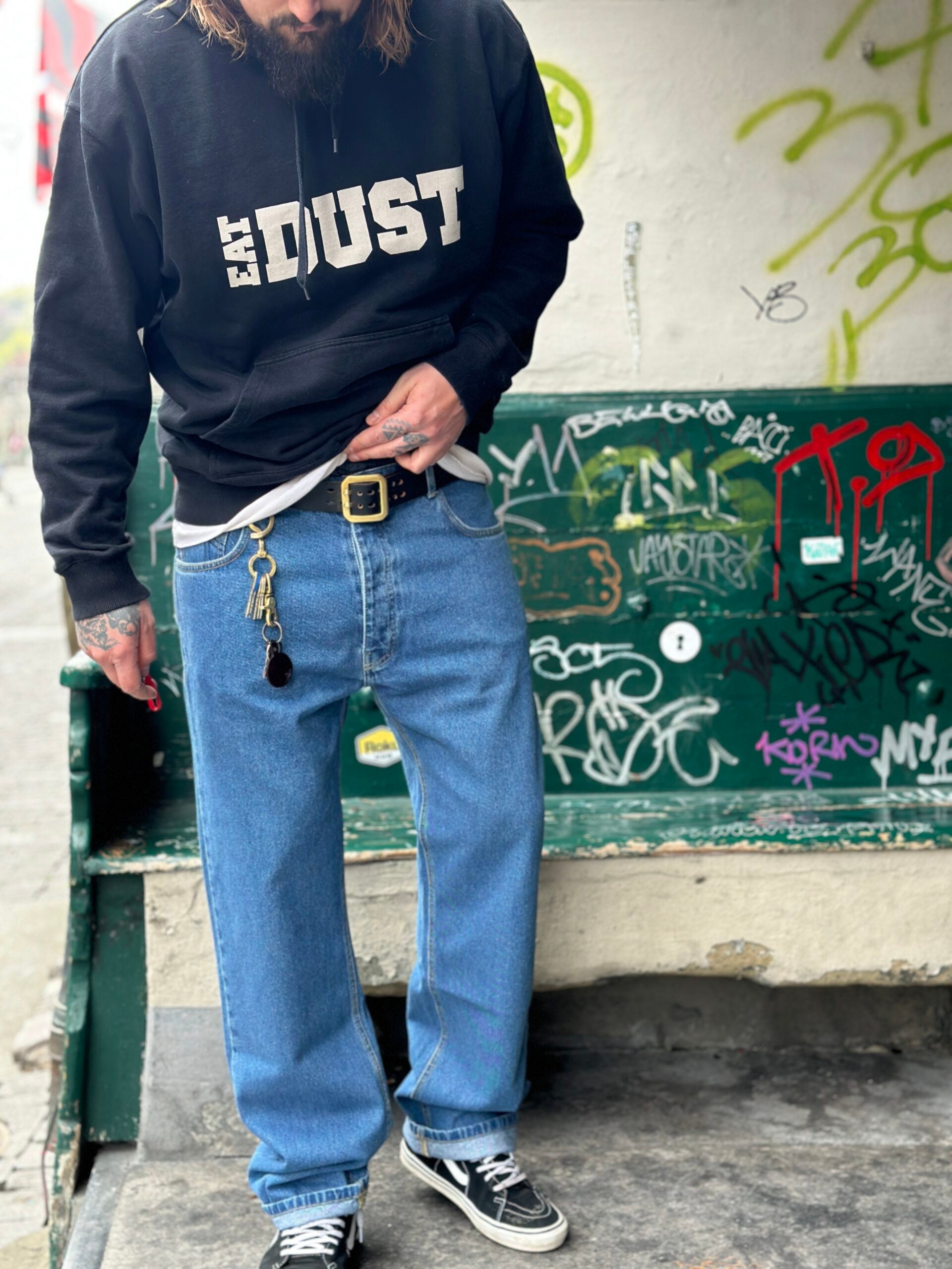 Eat Dust | D66 Baggy Fit | Nikko Denim | wash out Indigo