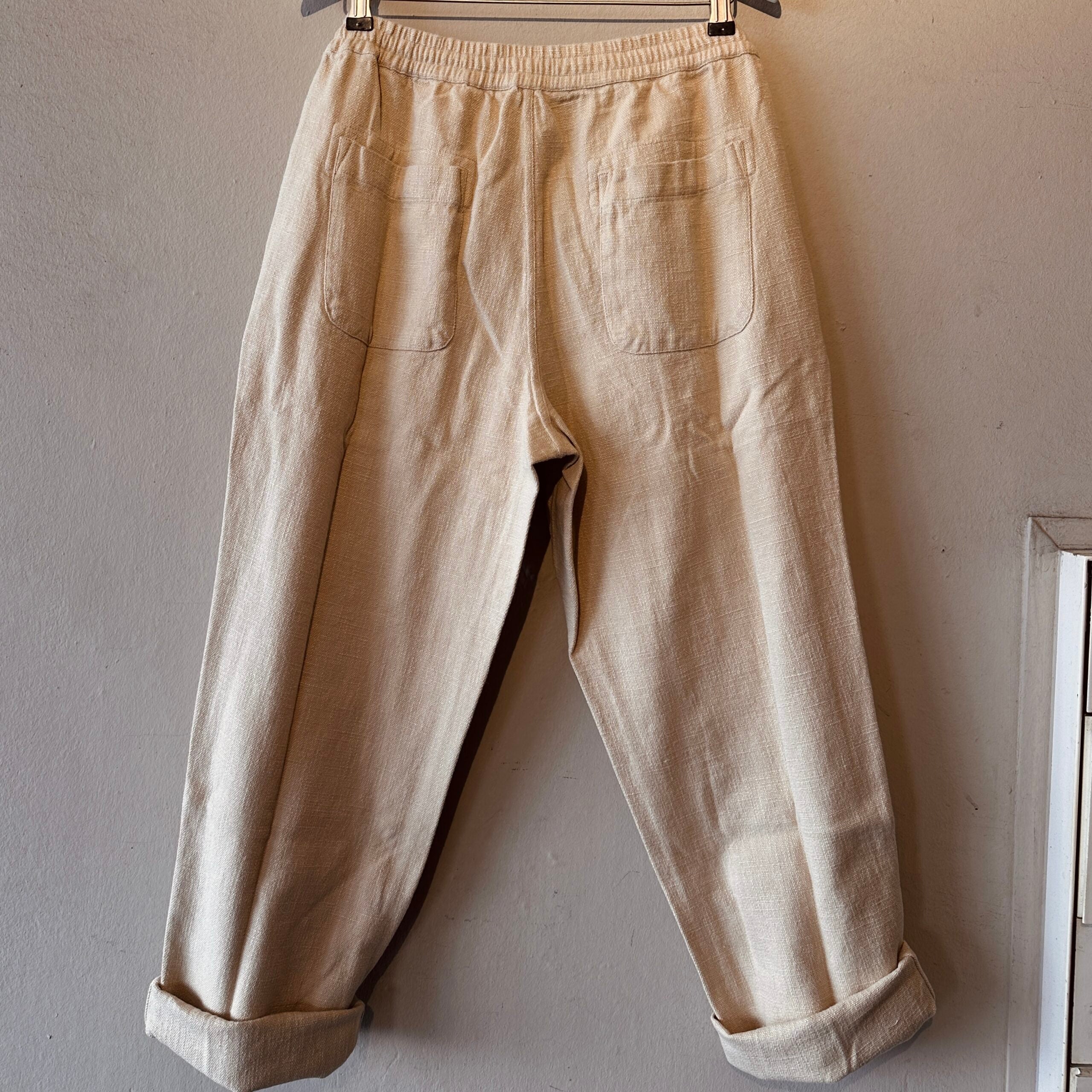 3sixteen | Easy Pant | Alabaster Cotton/Linen