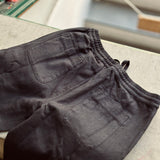 3sixteen | Easy Pant | Black Cotton/Linen