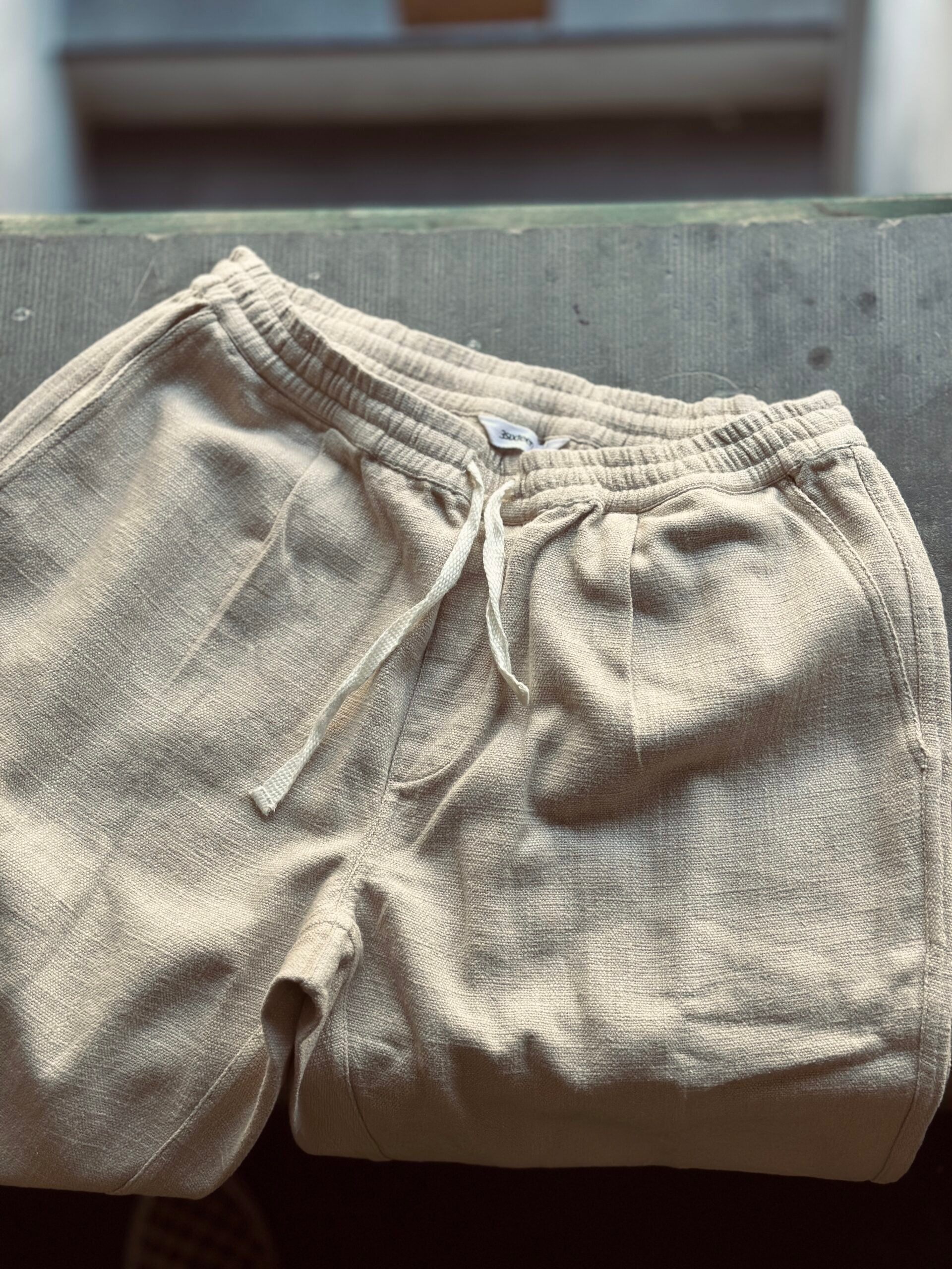 3sixteen | Easy Pant | Alabaster Cotton/Linen