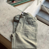 Tellason | Fatigue Pant | Straight Cotton/Linen Slub | Moss