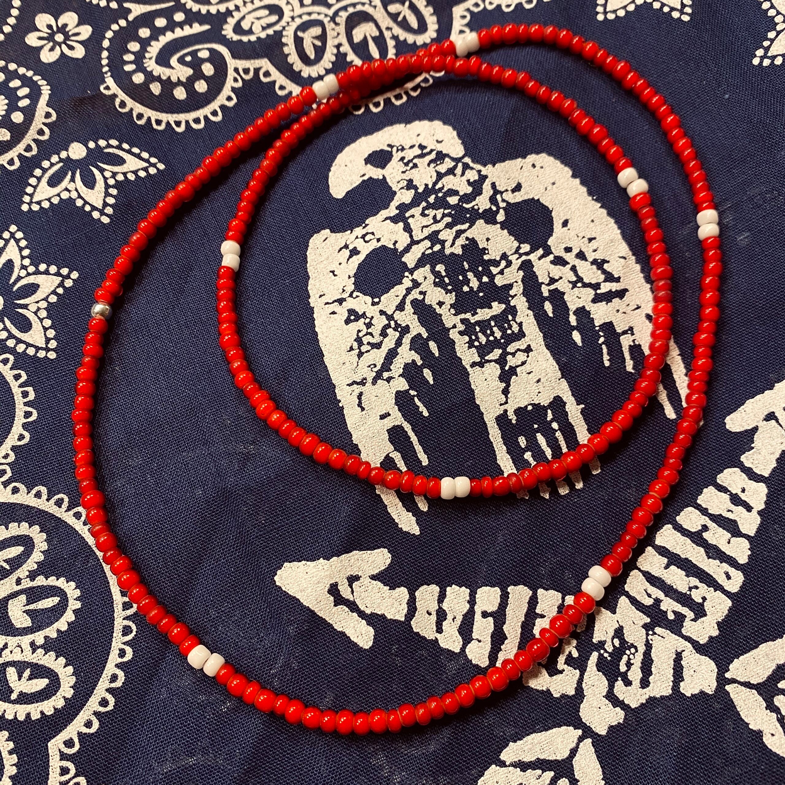 Red Rabbit Trading Co. | African Trade Bead Necklace | red