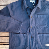 Merz b. Schwanen | JKT05 |  organic cotton broken Twill | relaxed fit | charcoal