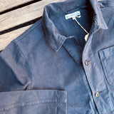 Merz b. Schwanen | JKT05 |  organic cotton broken Twill | relaxed fit | charcoal