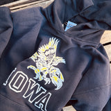Wild Donkey | Hoodie | Hawk | sun faded black