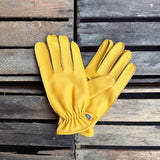 Shangrilaheritage | “Bandit” Yellow Deerskin Gloves